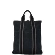 Hermès Vintage Pre-owned Canvas totevskor Black, Dam