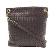 Bottega Veneta Vintage Pre-owned Laeder totevskor Brown, Dam