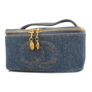 Chanel Vintage Pre-owned Denim chanel-vskor Blue, Dam