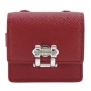 Prada Vintage Pre-owned Tyg prada-vskor Red, Dam