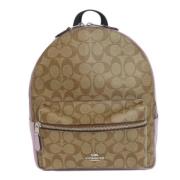 Coach Pre-owned Pre-owned Canvas ryggsckar Brown, Dam