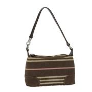 Burberry Vintage Pre-owned Canvas handvskor Brown, Dam