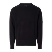 Calvin Klein Milano Stitch Comfort Sweater Black, Herr