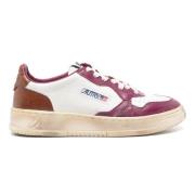 Autry Vintage Low Super Medalist Sneakers Purple, Dam