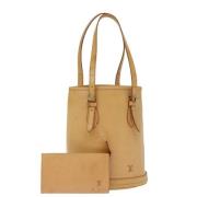 Louis Vuitton Vintage Pre-owned Laeder louis-vuitton-vskor Beige, Dam