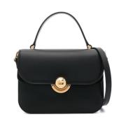 Furla Mini Top Handtag Väska Black, Dam