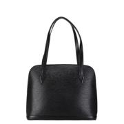 Louis Vuitton Vintage Pre-owned Tyg louis-vuitton-vskor Black, Dam