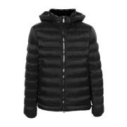 Peuterey Svart Dunjacka Quiltat Design Black, Herr