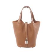 Hermès Vintage Pre-owned Laeder handvskor Brown, Dam