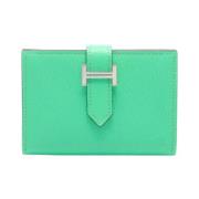 Hermès Vintage Pre-owned Laeder hem-och-kontorstillbehr Green, Dam