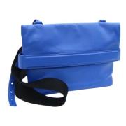 Bottega Veneta Vintage Pre-owned Laeder axelremsvskor Blue, Dam