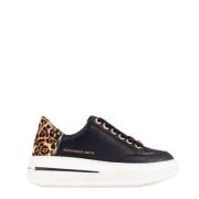 Alexander Smith Lancaster Gate Svart Läder Sneakers Black, Dam