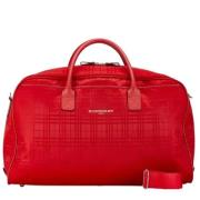 Burberry Vintage Pre-owned Nylon burberry-vskor Red, Dam