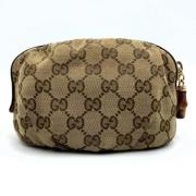 Gucci Vintage Pre-owned Canvas gucci-vskor Beige, Dam