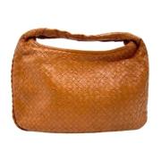 Bottega Veneta Vintage Pre-owned Laeder axelremsvskor Brown, Dam