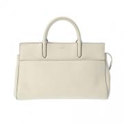 Yves Saint Laurent Vintage Pre-owned Laeder handvskor White, Dam