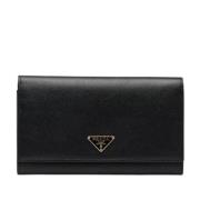 Prada Vintage Pre-owned Laeder plnbcker Black, Dam