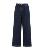 Aspesi Denim Byxor Blue, Dam