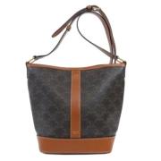 Celine Vintage Pre-owned Plast celine-vskor Brown, Dam