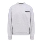 Barrow Ikoniskt Tryck Unisex Sweatshirt Gray, Herr