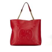 Gucci Vintage Pre-owned Laeder gucci-vskor Red, Dam