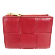 Bottega Veneta Vintage Pre-owned Laeder plnbcker Red, Dam