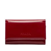 Prada Vintage Pre-owned Laeder nyckelhllare Red, Dam