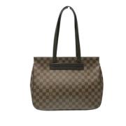 Louis Vuitton Vintage Pre-owned Canvas louis-vuitton-vskor Brown, Dam