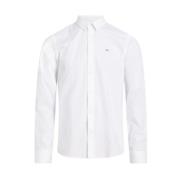 Calvin Klein Stretch Slim Poplin Skjorta White, Herr