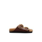 Chloé Slides Nil Brown, Dam