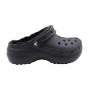 Crocs Trätofflor för män och kvinnor Black, Dam