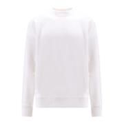 Diesel Maxi Oval-D Logo Sweatshirt White, Herr