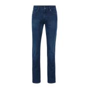 Hugo Boss Marinblå Slim Fit Stretch Denim Jeans Blue, Herr