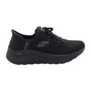 Skechers Galette Sneaker Black, Dam