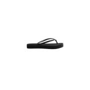 Havaianas Basic Flip Flops Black, Dam