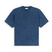 Axel Arigato Typo Sommar T-shirt Blue, Herr