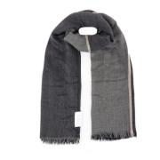 Brunello Cucinelli Kashmir Rutigt Halsduk Gray, Herr