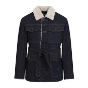 Dries Van Noten Indigo Vedro Jacket Blue, Herr