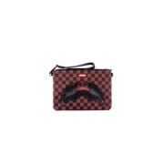 Sprayground Genomskinlig Logo Pouch med Dragkedja Multicolor, Dam