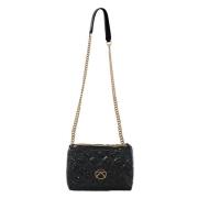 Kocca Quiltad Kedja Crossbody Väska Black, Dam