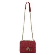 Kocca Quiltad Kedja Crossbody Väska Red, Dam