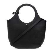 Courrèges Axelväska Medium Black, Dam