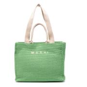 Marni Stilren Shoppingväska Green, Unisex