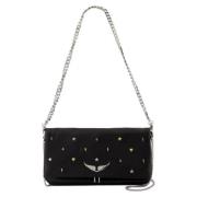 Zadig & Voltaire Laeder crossbodyvskor Black, Dam