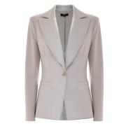 Kocca Snygg Fitted Jacket med Welt Pockets Beige, Dam