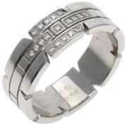 Cartier Vintage Pre-owned Vitt guld ringar Gray, Dam