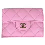 Chanel Vintage Pre-owned Laeder plnbcker Pink, Dam