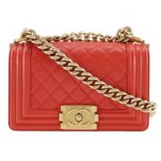 Chanel Vintage Pre-owned Laeder chanel-vskor Red, Dam