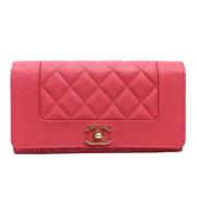 Chanel Vintage Pre-owned Laeder plnbcker Pink, Dam