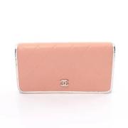 Chanel Vintage Pre-owned Laeder plnbcker Pink, Dam